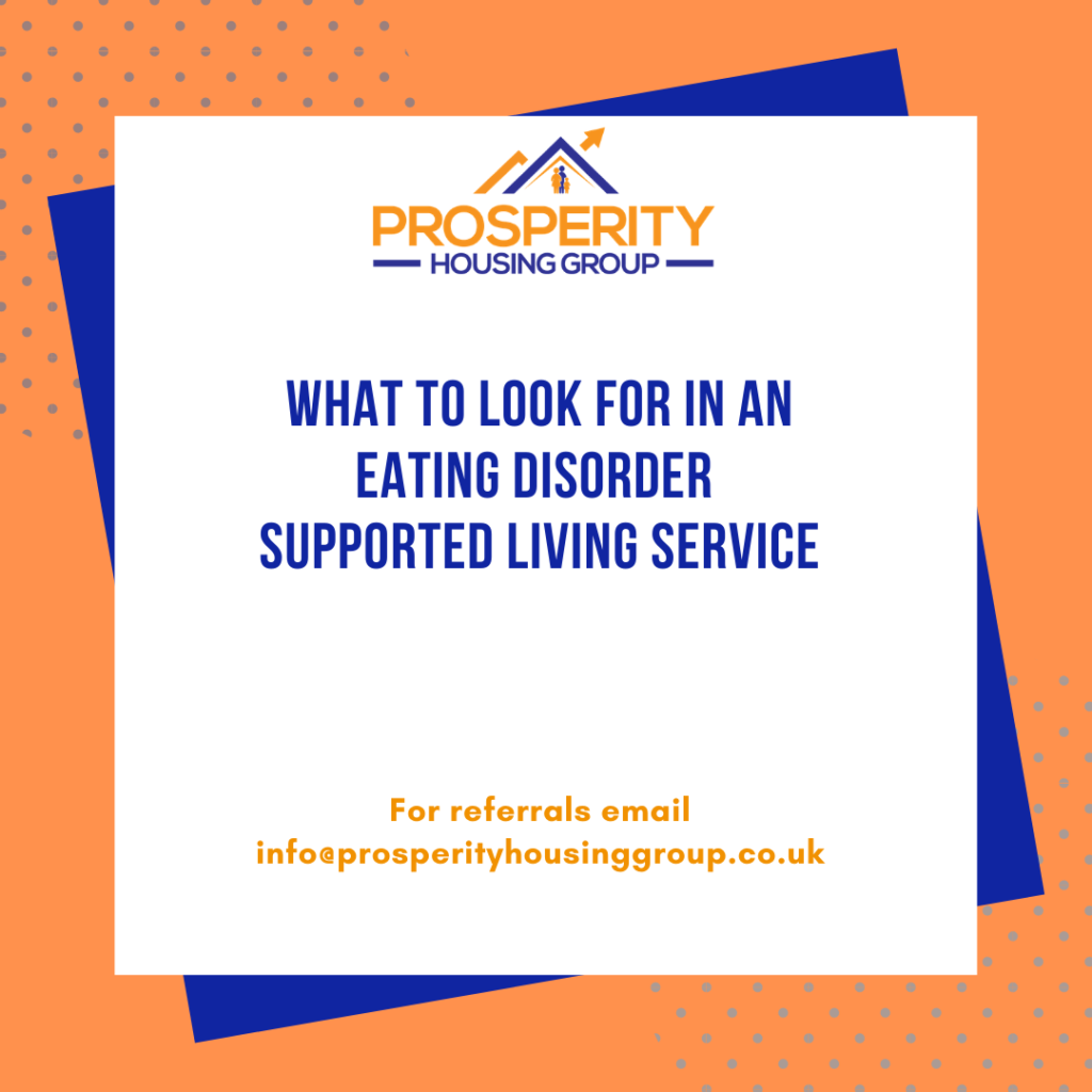 What To Look For In An Eating Disorder Supported Living Service